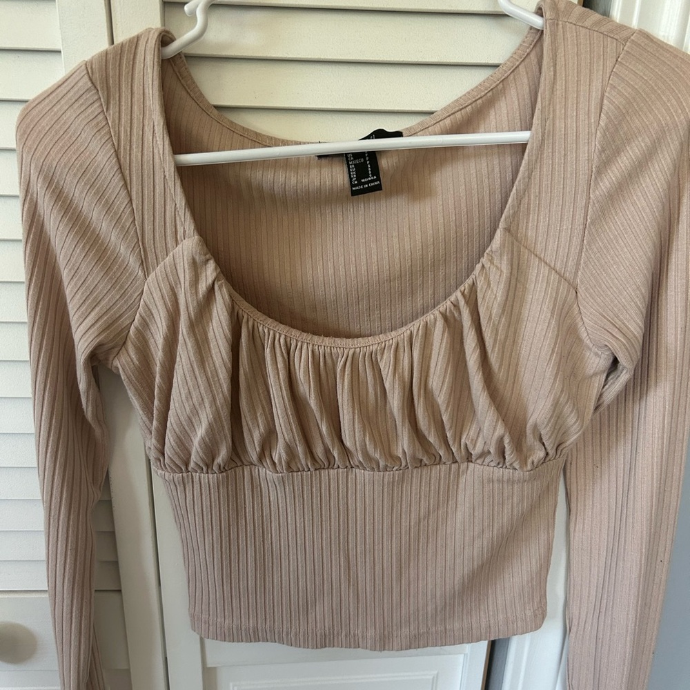 Forever 21 ruched bust top